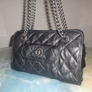 Chanel Front Pocket Chain Shoulder Bag